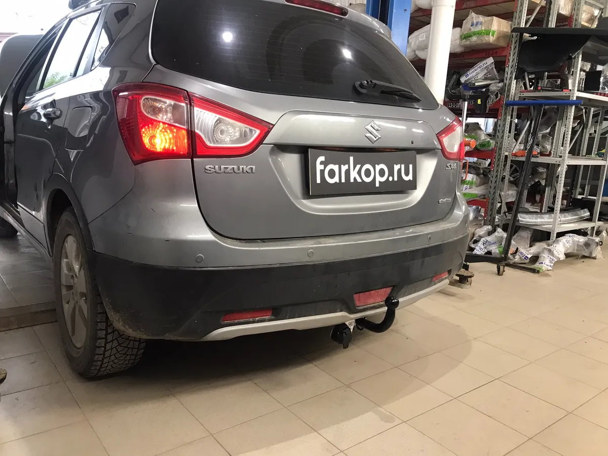 Фаркоп Лидер Плюс для Suzuki SX4 (S-cross) 2013- S405-A в Новосибирск Фаркоп Лидер Плюс для Suzuki SX4 (S-cross) 2013- S405-A в Новосибирск