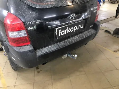 Фаркоп Лидер Плюс для Hyundai Tucson 2004-2010 H204-BA в Новосибирск