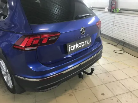 Фаркоп Лидер Плюс для Volkswagen Tiguan 2017- V123-A в Новосибирск