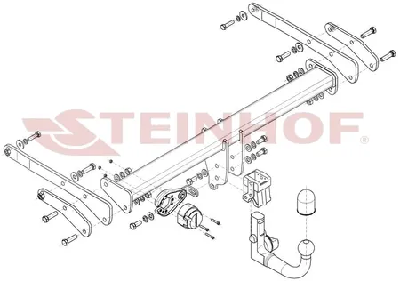 Фаркоп Steinhof для Audi Q5 2026- A-112 в Новосибирск
