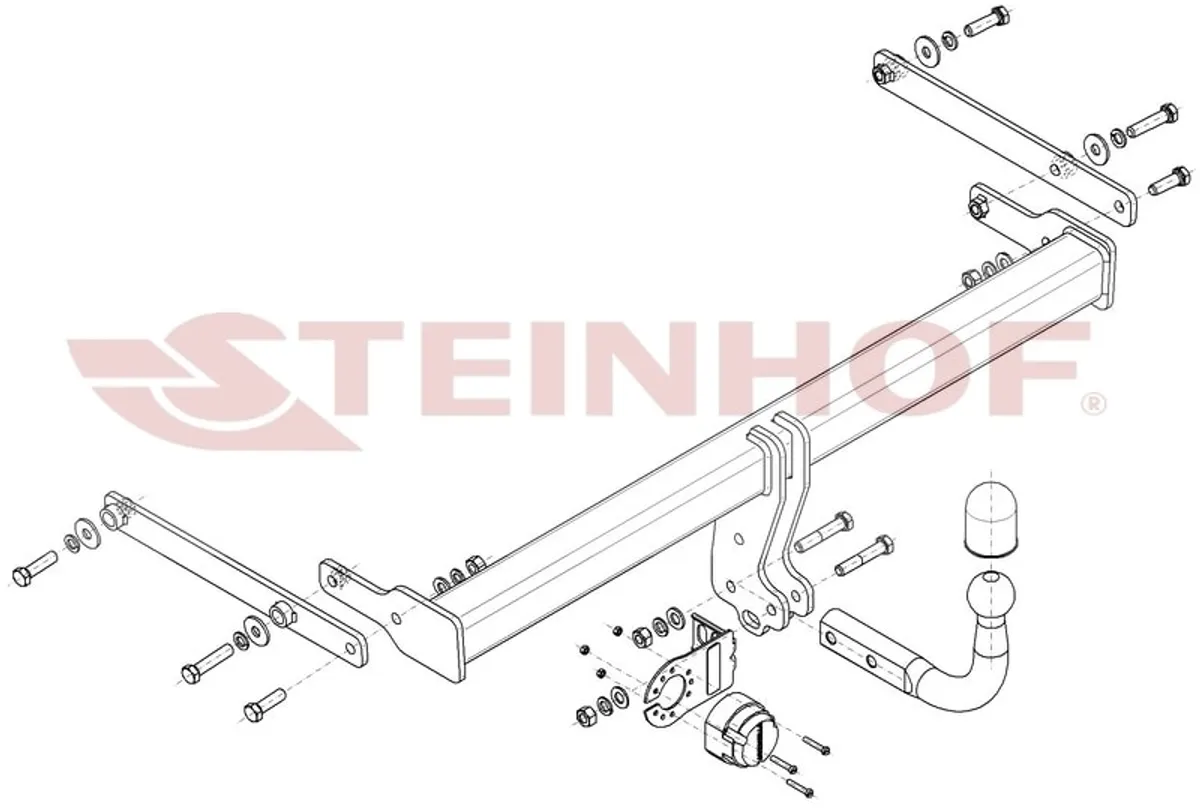 Фаркоп Steinhof для Mazda 3 (седан) 2019- Арт. M-061 M-061 в Новосибирск