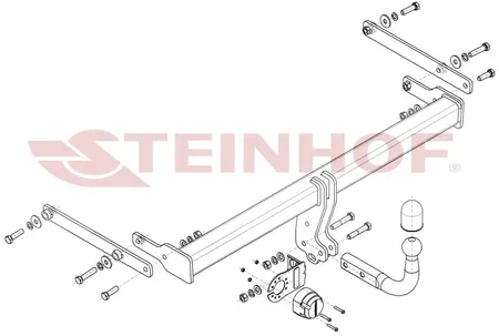 Фаркоп Steinhof для Mazda 3 (седан) 2019- Арт. M-061 M-061 в Новосибирск