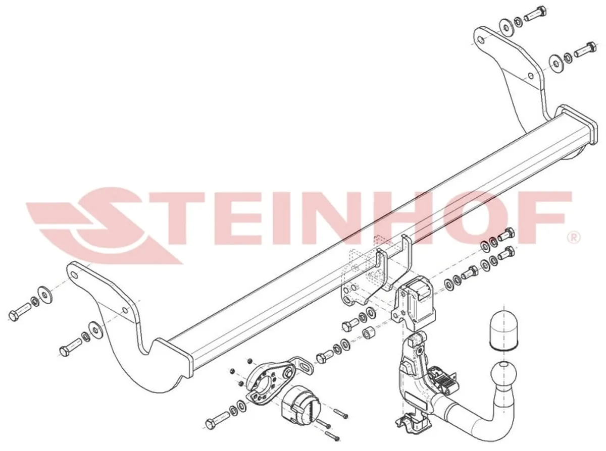 Фаркоп Steinhof для Lexus RX 2022- Арт. L-176 L-176 в Новосибирск Фаркоп Steinhof для Lexus RX 2022- Арт. L-176 L-176 в Новосибирск