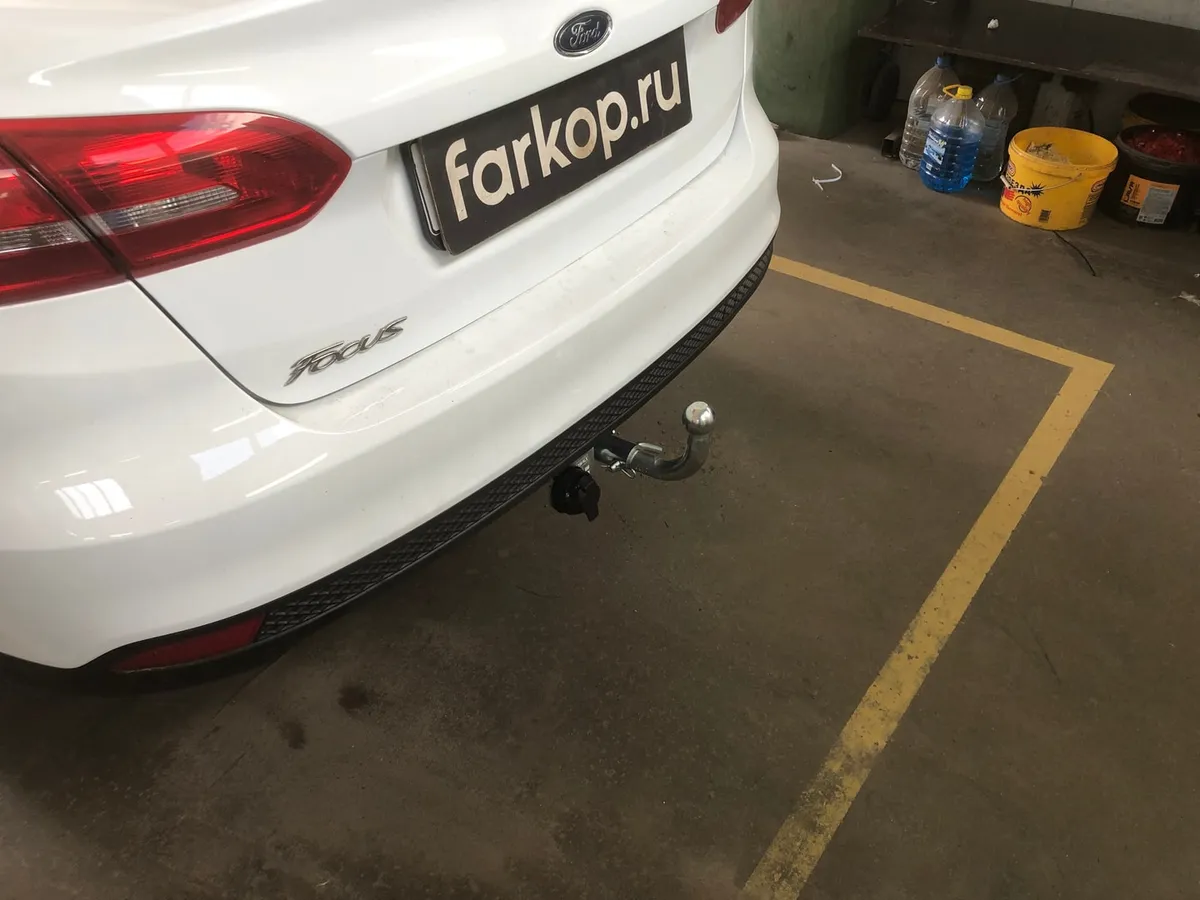 Фаркоп Лидер Плюс для Ford Focus (седан) 2011-2018 F102-BA в Новосибирск