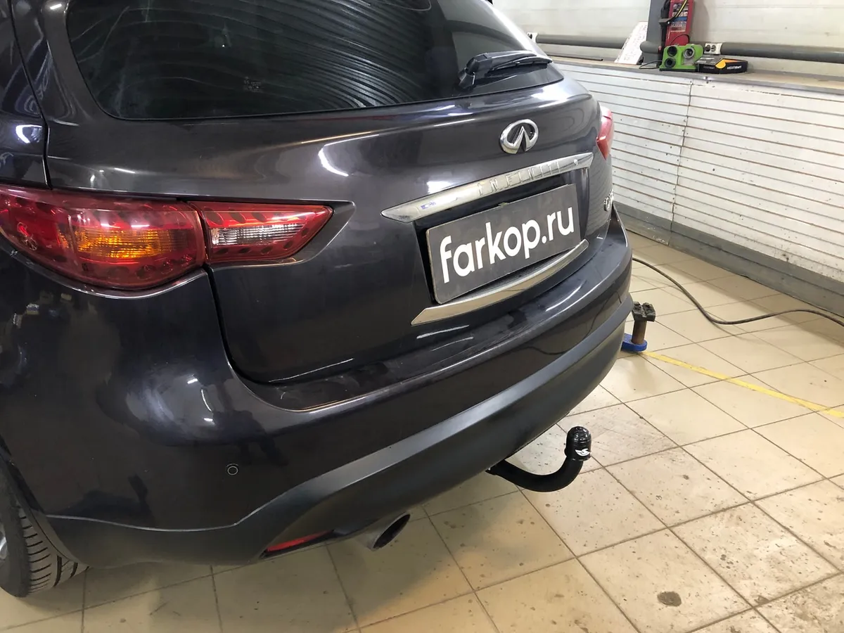 Фаркоп Steinhof для Infiniti QX70 2013-2017 I-027 в Новосибирск Фаркоп Steinhof для Infiniti QX70 2013-2017 I-027 в Новосибирск