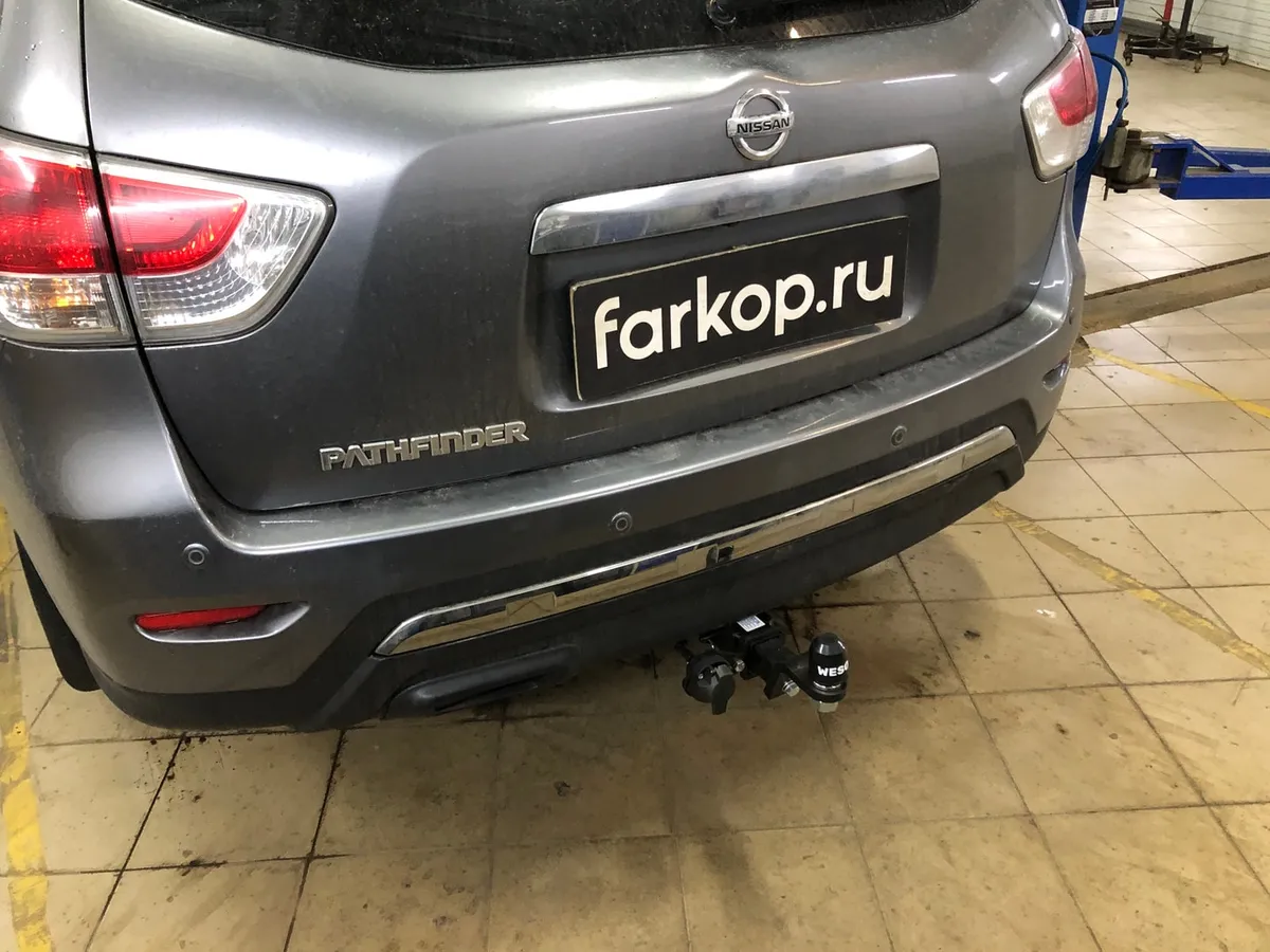 Фаркоп Oris для Nissan Pathfinder 2014-2017 4381-E в Новосибирск Фаркоп Oris для Nissan Pathfinder 2014-2017 4381-E в Новосибирск