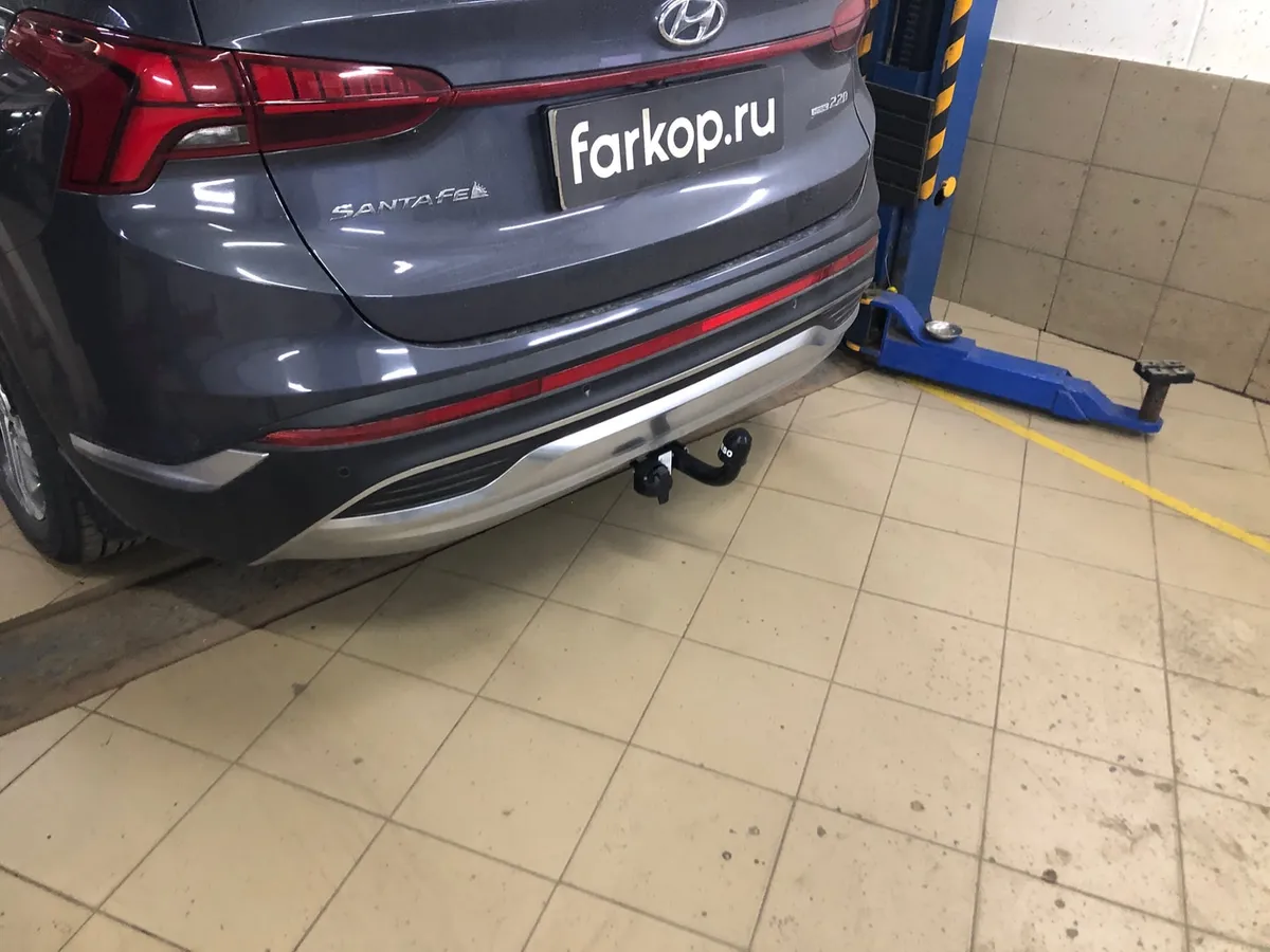 Фаркоп Oris для Hyundai Santa Fe 2020-2024 6768-A в Новосибирск