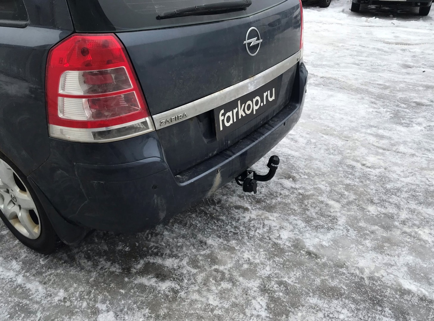 Установили фаркоп Лидер Плюс для Opel Zafira 2008 г.
