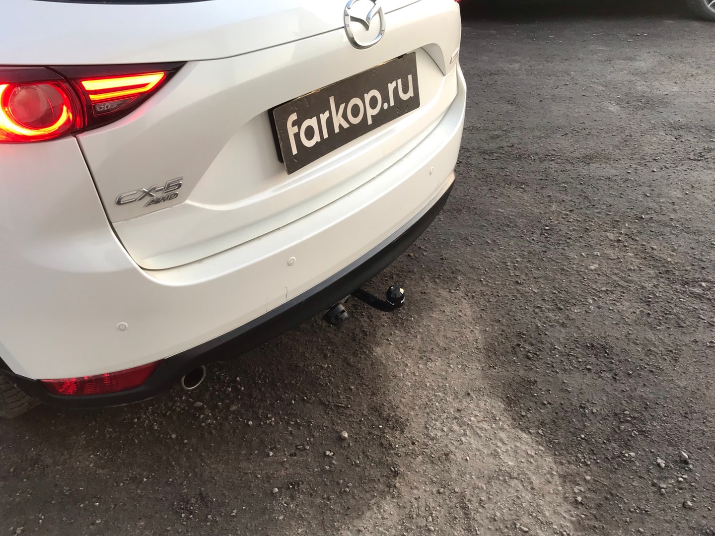 Установили фаркоп Лидер Плюс для Mazda CX-5 2019 г.